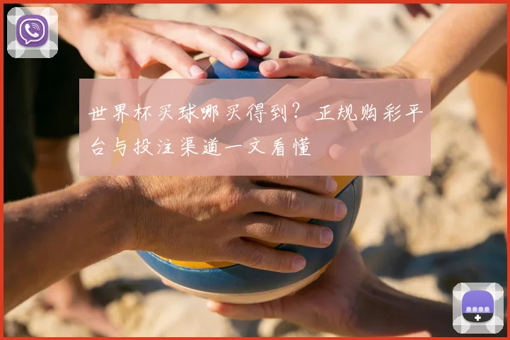 世界杯买球哪买得到?正规购彩平台与投注渠道一文看懂